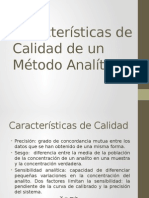 Parametros de Calidad de Un Metodo Analitico