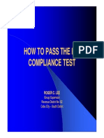 RCL How To Pass The Bir Compliance Test