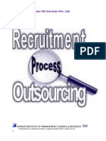 Project Report On Scope of Recruitment Process Outsourcing