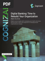 Digital Banking: Time To Rebuild Your Organization (Part III of III)