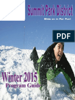 Summit Park District Winter 2015