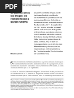 La Guerra Contra Las Drogas: de Richard Nixon A Barack Obama