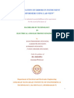 Determination of Errors in Instrument Transformers Using Lab-View