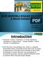 DCM Hariyali Kisaan Bazaar A Rural Initiative: Presented by