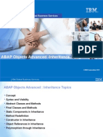 ABAP Objects Advanced - Inheritance: IBM Global Business Services