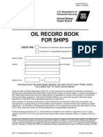 Oil Record Book