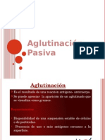 Aglutinacion Pasiva