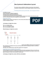 Electrical Bus System & Substation Layout