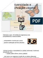 Aula 1 - Classificação Sistemática Vegetal