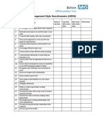 Leadership and Management Style Questionnaire