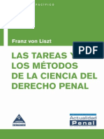 Las Tarea y Metodos de La Ciencia Del Derecho Penal-Franz Von Lizt