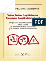 Taoismo, Budismo Zen y CristianismoTres Caminos de Espiritualidad Universal - Federico Lanzaco Salafran - 4846