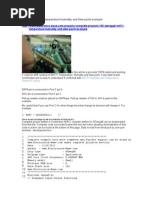 ATmega8 SHT71 Temperature Humidity and Dew Point Example