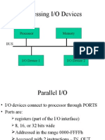 Accessing I/O Devices: Processor Memory BUS