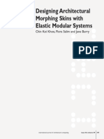 Designing Architectural Morphing Skins With Elastic Modular Systems