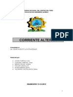 INFORME Corriente Alterna