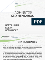 Yacimientos Sedimentarios.