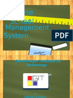 Online School: Management System