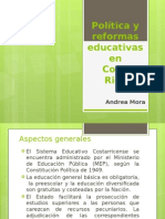 Política y Reformas Educativas en Costa Rica