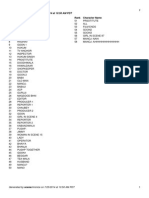 One Line Schedule