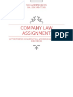 Company Law Assignment