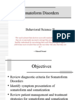 Somatoform Disorders