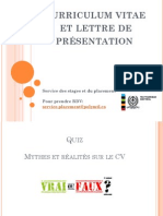 Atelier CV Et Lettre PDF