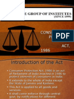 Consumer Protection Act, 1986