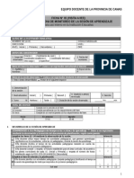 Ficha de Monitoreo Del Minedu en El Aula - Equipo Docente de La Provincia de Canas
