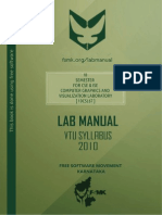 CG Lab Manual For 6th Sem Cse Vtu