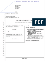 Harold Lloyd Ent. v. Moment Factory - Safety Last Harold Lloyd Copyright Complaint PDF