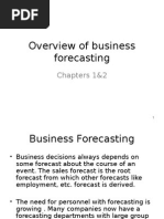 1-Introduction To Business Forecasting