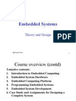 Embedded Systems: Theory and Design