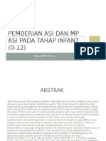 Pemberian Asi Dan MP Asi Pada Tahap Infant