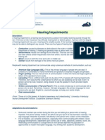 Hearing Impairments