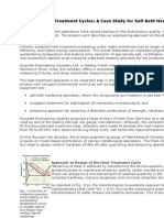 Design of Heat Treatment Cycles