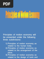 Principles of Motion Economy