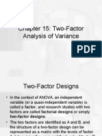 Chapter 15: Two-Factor Analysis of Variance