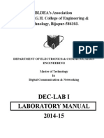 MTech (DCN) DEC-I Manual