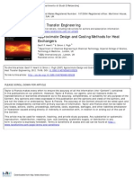 Approximate Design and Costing Methods For Heat Exchangers