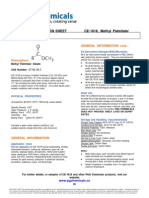 Product Information Sheet CE-1618, Methyl Palmitate/ Oleate