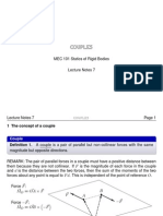 MEC 101 Statics of Rigid Bodies