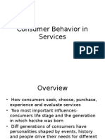 Consumer Behavior in Services