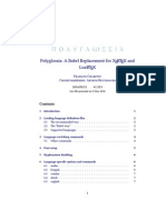 Polyglossia: A Babel Replacement For XƎL Tex and Lual Tex: A A F C Current Maintainer: A R