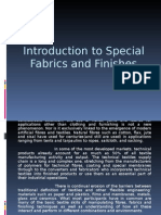 Introduction To Special Fabrics and Finishes