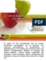 Interdisciplinariedad de Areas La Manzana