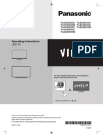 Panasonic VIERA TH-32AS610 English Manual