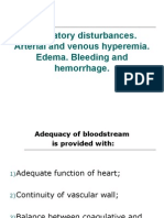 Lecture #5 - Circulatory Disturbance