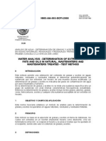 Nmx-Aa-005-Scfi-2000 Determinacion de Grasas y Aceites