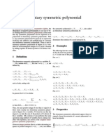 Elementary Symmetric Polynomial